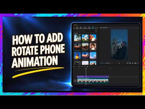 CapCut PC Tutorial: How to Add Rotate Phone Animation Easily (No Keyframes Needed)