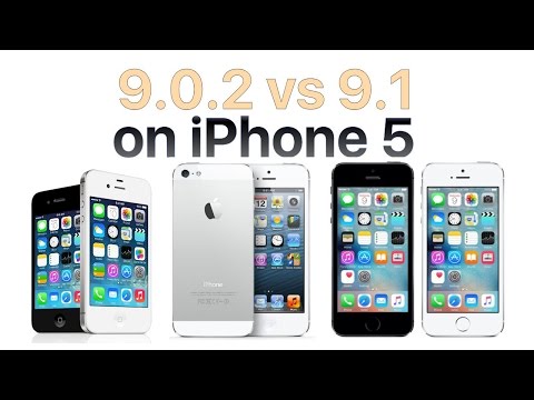 iPhone 5 iOS 9.1 vs iOS 9.0.2