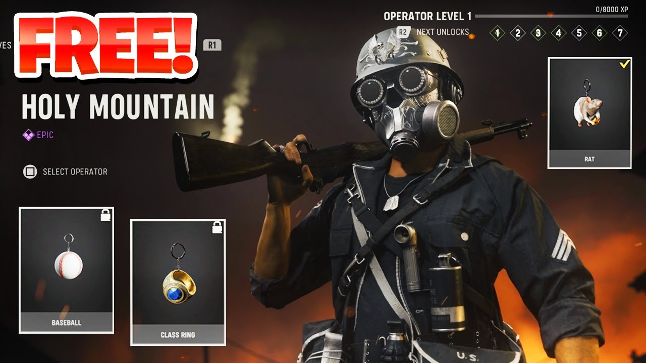 ALL FREE WEAPON CHARMS AND CHROME OPERATOR SKINS! HOW TO UNLOCK FREE OPERATOR REWARDS IN VANGUARD!