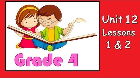 Grade 4 : Unit 12 - lessons 1&2 ( points, line, ray, line segment - relation between two lines )
