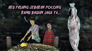 Pocong vs Santri - Kisah Penangkapan Hantu #HORORMISTERI | Kartun Hantu & Animasi Horor