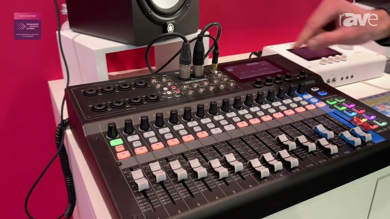 ISE 2026: Yamaha Talks About MGX16V Digital Mixer