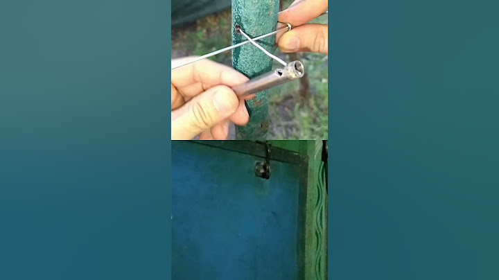 How to Securely Fasten a Steel Wire to a Metal Pole #diy #tips #tricks #funny #emoji