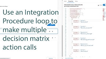 Use an Integration Procedure loop to make multiple decision matrix action calls
