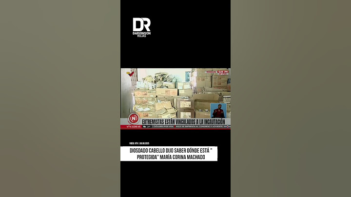 Diosdado Cabello claimed to know the whereabouts of María Corina Machado.