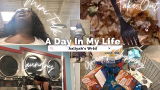 A DAY IN MY LIFE| Kroger| Hibachi Stop|Laudromat