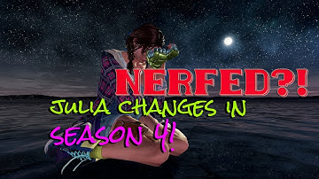 Tekken 7 - Julia Changes in Season 4