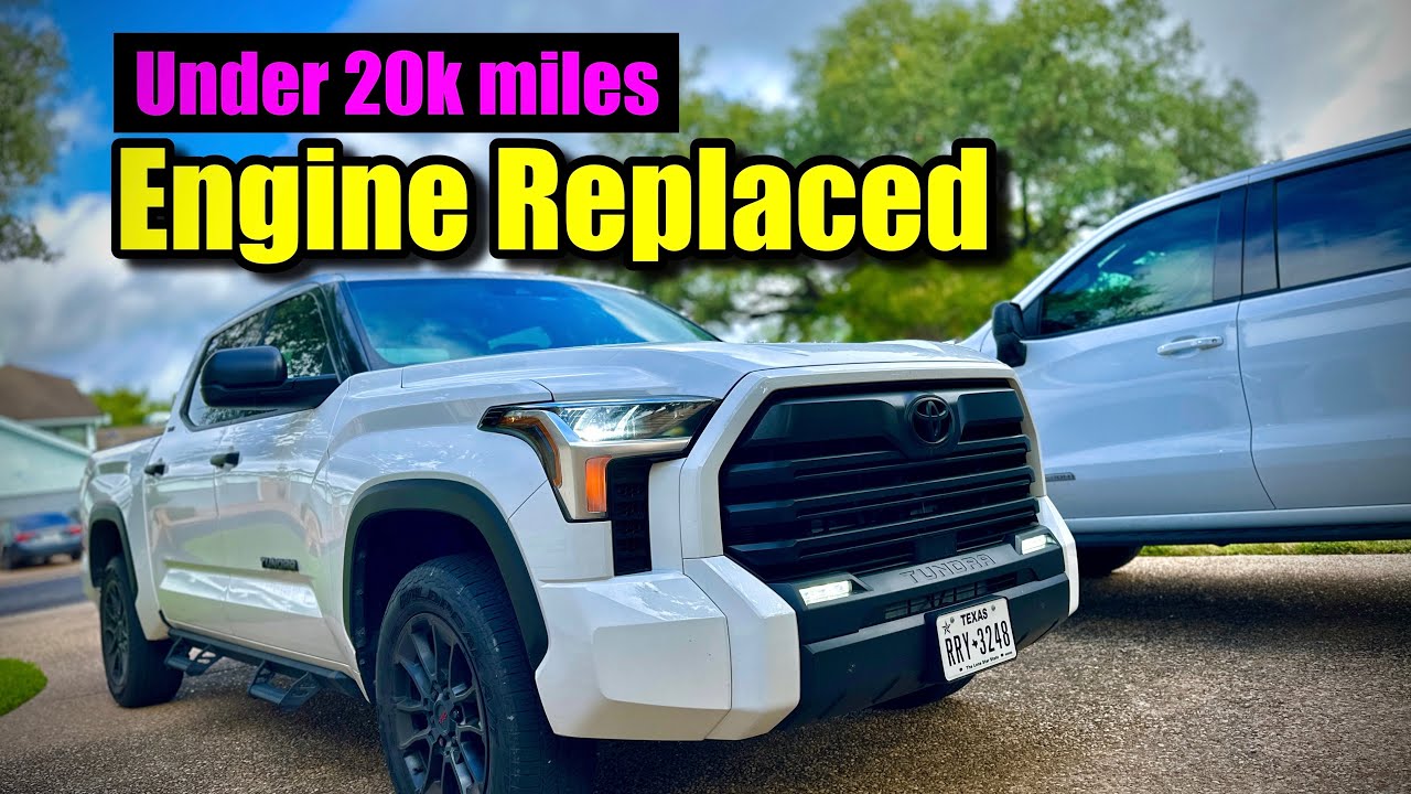 Engine Replaced Under 20k Miles?! Toyota Tundra Update - YouTube