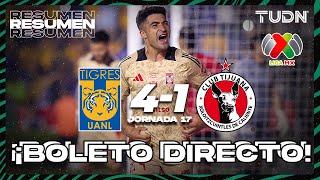 HIGHLIGHTS  | Tigres 41 Tijuana | CL2024  Liga Mx J17 | TUDN