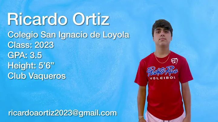 Ricardo Ortiz - Class 2023 / Men's Volleyball Recruiting Video / Libero