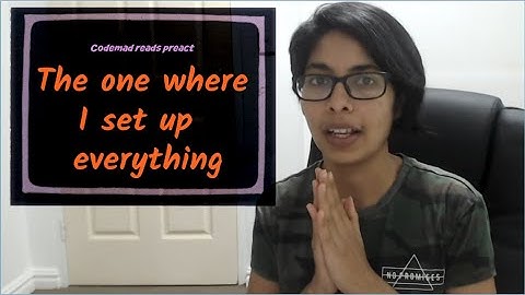 Episode 1 - The one where I set up everything