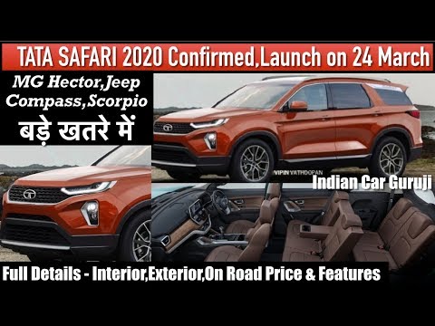 Tata Safari 2020 Launch In India Review Interior Price