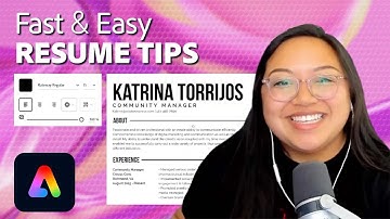 How to Make a Custom Resume With a Template | Adobe Express