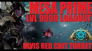[WARFRAME] TURRET MESA PRIME lvl 9999 Steel Path Build / Full Loadout Guide | Techrot Encore