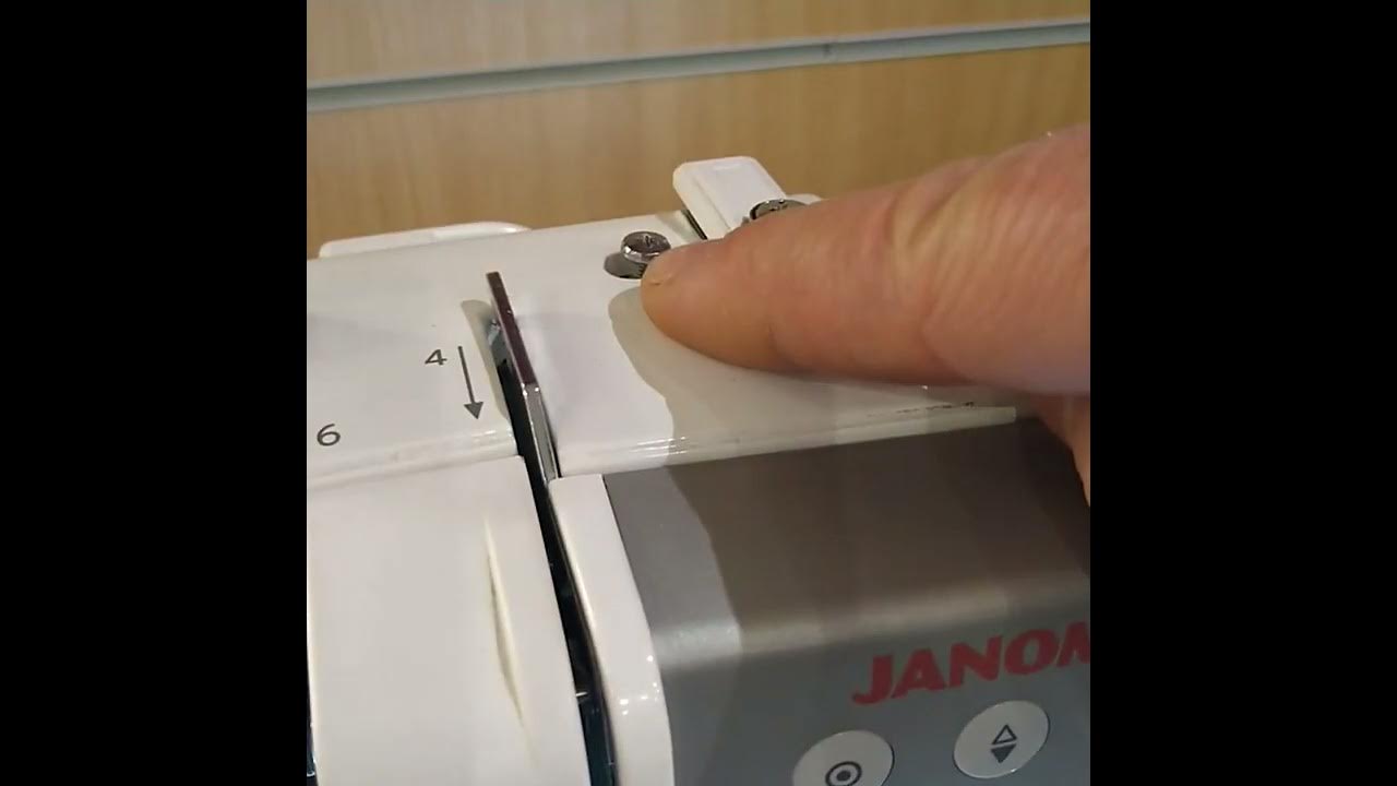 janome 6700 , needle position problem YouTube