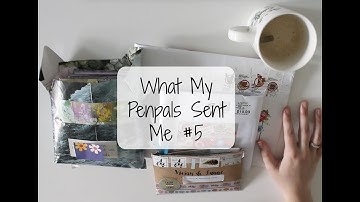 What My Penpals Sent Me #5 | Snail Mail Video