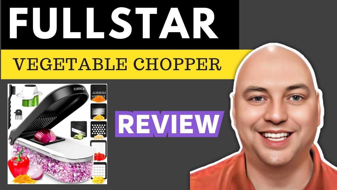 Review FULLSTAR Vegetable Chopper VERY SHARP!!!!! 