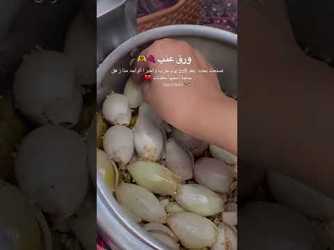 شوفو ورق العنب بالحرب م احلاها غزه 