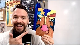 Crazy Hair Barnyard Portrait - Early Elementary Drawing Lesson