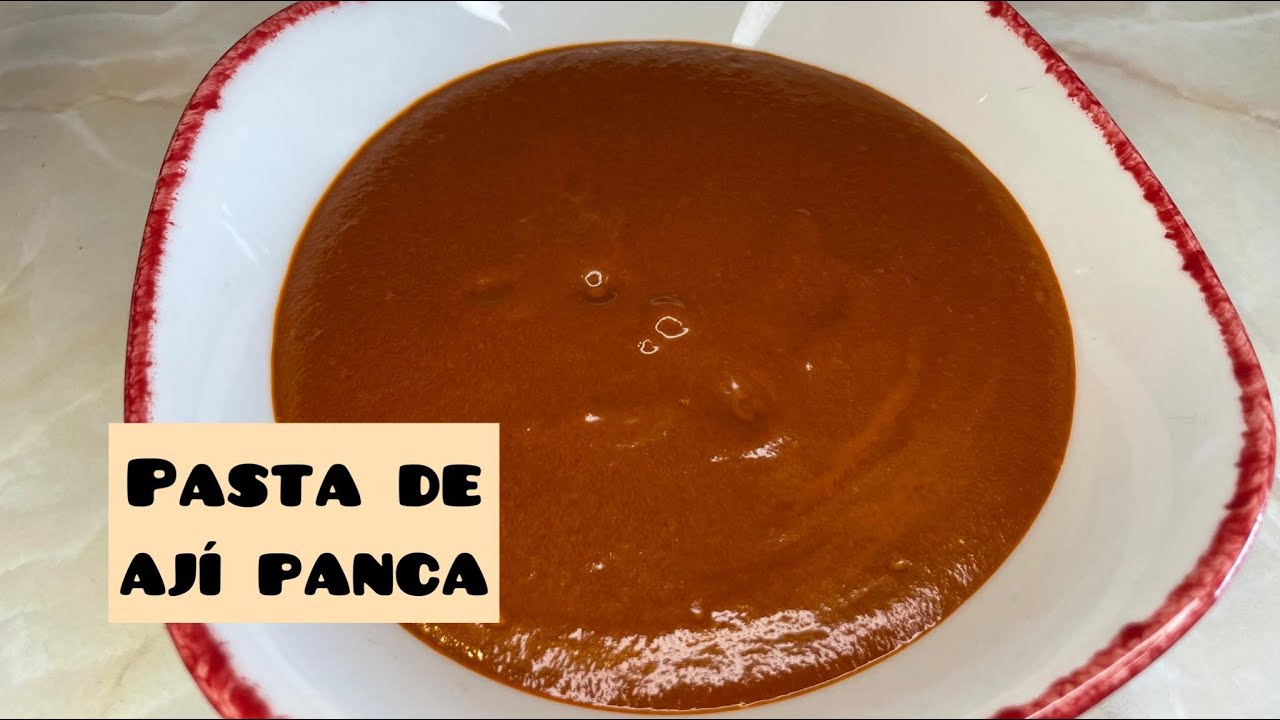 Como hacer pasta de ají panca