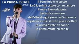Deddy  La Prima Estate - Testo