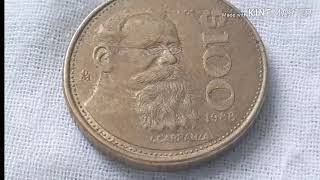 1988 $100 Estados Unidos Mexicanos Coin Update Price