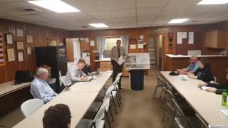 Sheriff Chad Leonard jail presentation in Minburn Profile