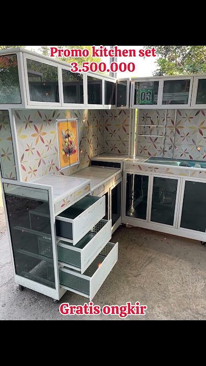 Promo kitchen set wa admin 081338295442#kitchen #kitchenset #kitchensetaluminium #rakdapur #fyp