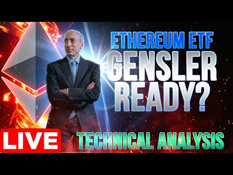 Gensler Signals Ethereum ETF Approval🚨 Technical Analysis w/ Evan Aldo LIVE🔴