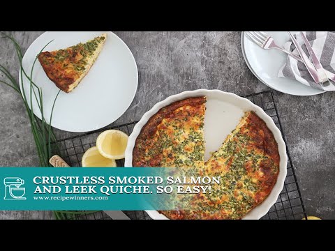 crustless-smoked-salmon-and-leek-quiche