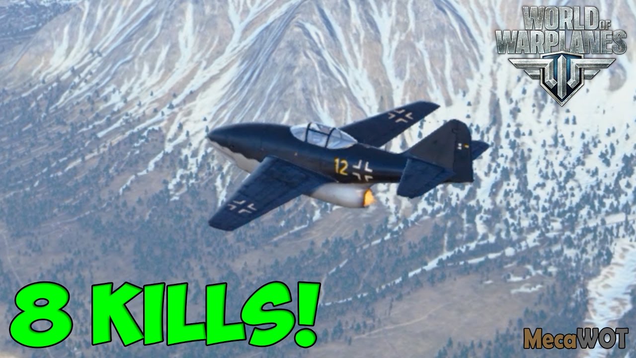 World of Warplanes | Messerschmitt Me P.1092 | 8 KILLS - Replay Gameplay 1080p 60 fps