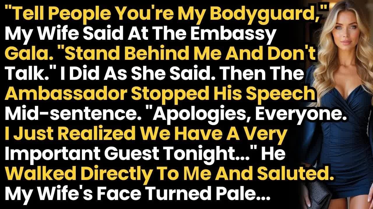 ＂Tell People You're My Bodyguard,＂ My Wife Said At The Embassy Gala  ＂Stand Behind Me & Don't Ta