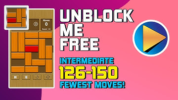 Unblock Me FREE Intermediate Levels 126 to 150 Walkthrough [100% Perfect!]