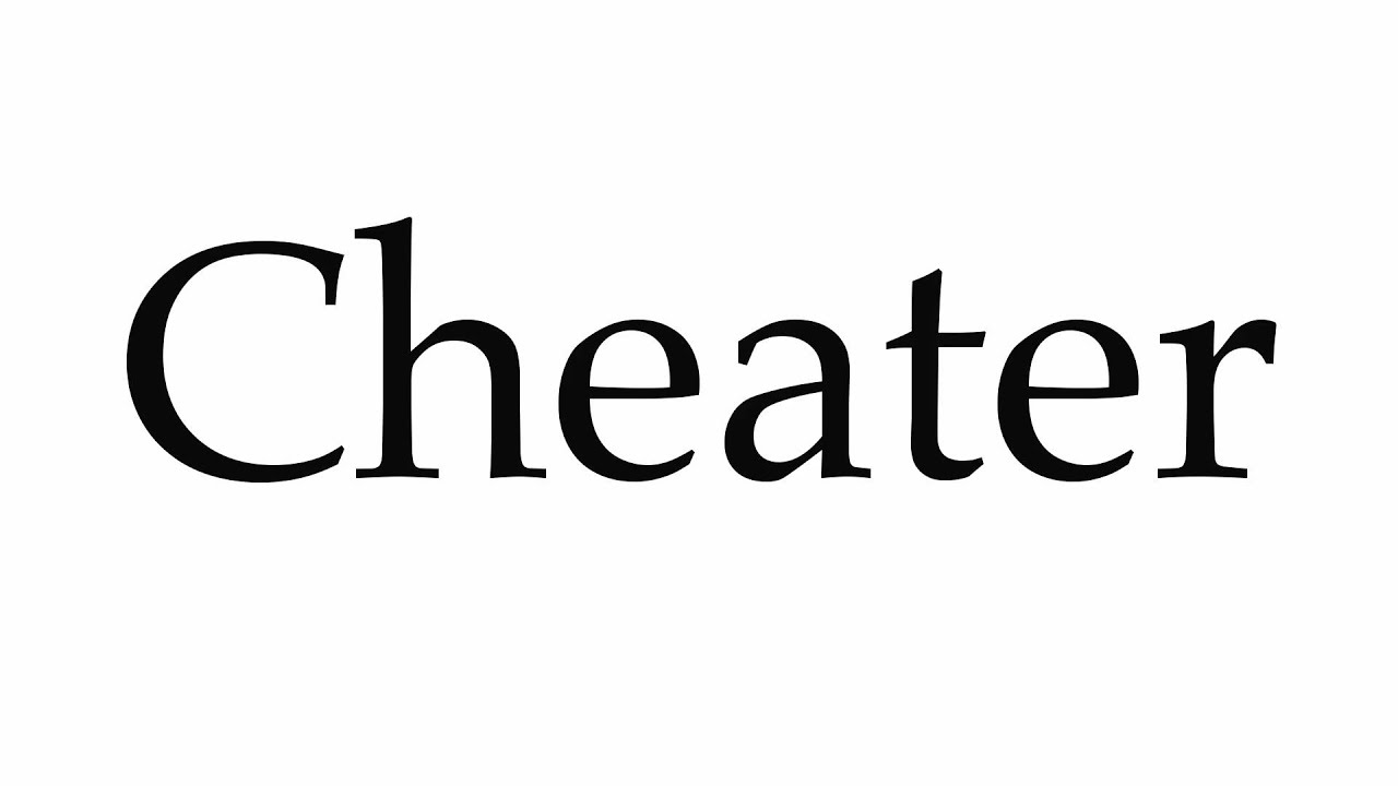 How to Pronounce Cheater - YouTube