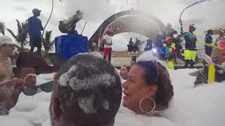 video from the second foam party at the royalton chic punta cana oct.2022