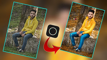 Moody yellow tone in polarr photo editing in android / new photo editing app