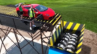 Lamborghini Vs World's Largest Shredder.....