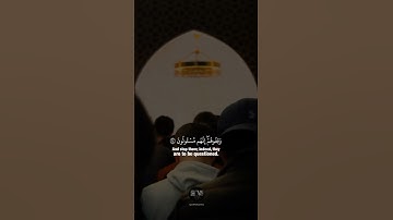 ( وقفوهم إنهم مسئولون مالكم لا تناصرون بل هم اليوم مستسلمون ) || بصوت القارئ محسن الدوسري