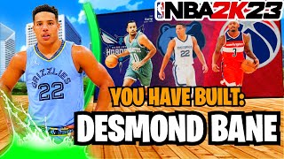 65 BEST DESMOND BANE SHARPSHOOTER DEMIGOD BUILD NBA2K23 NEXT GEN | REBIRTH SHOOTING GUARD BUILD