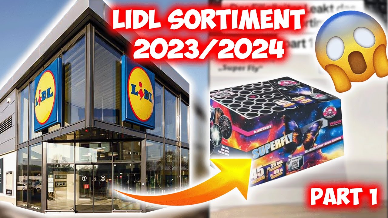 LIDL SILVESTER FEUERWERK SORTIMENT 2023/24 PART 1😱🎆 YouTube