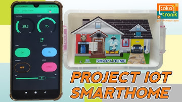 SMARTHOME !! Project IOT/ Internet of Things rumah pintar dengan Nodemcu ESP8266 by TOKOTRONIK