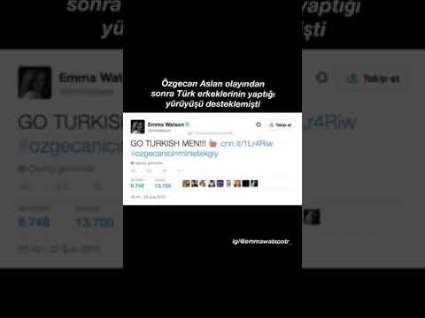 Emma Watson'ın Türkiye ile Etkileşimleri. (Emma İstanbul'a gelmiş.)