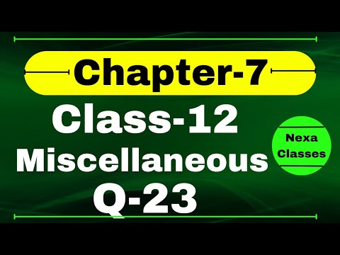 Q23 Miscellaneous Exercise