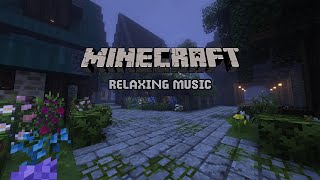 3 hours minecraft relaxing music that calms your mind while it's raining to relax & study to