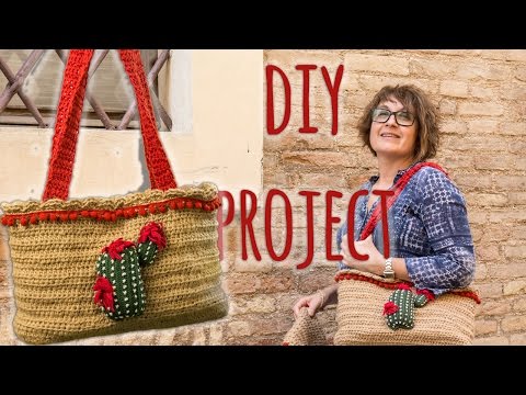 Borsa in juta DIY tutorial