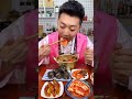 Spicy noodles cooking and eating korean rice ball with spicy kimchi (Part2)...#noodles #korean #rice