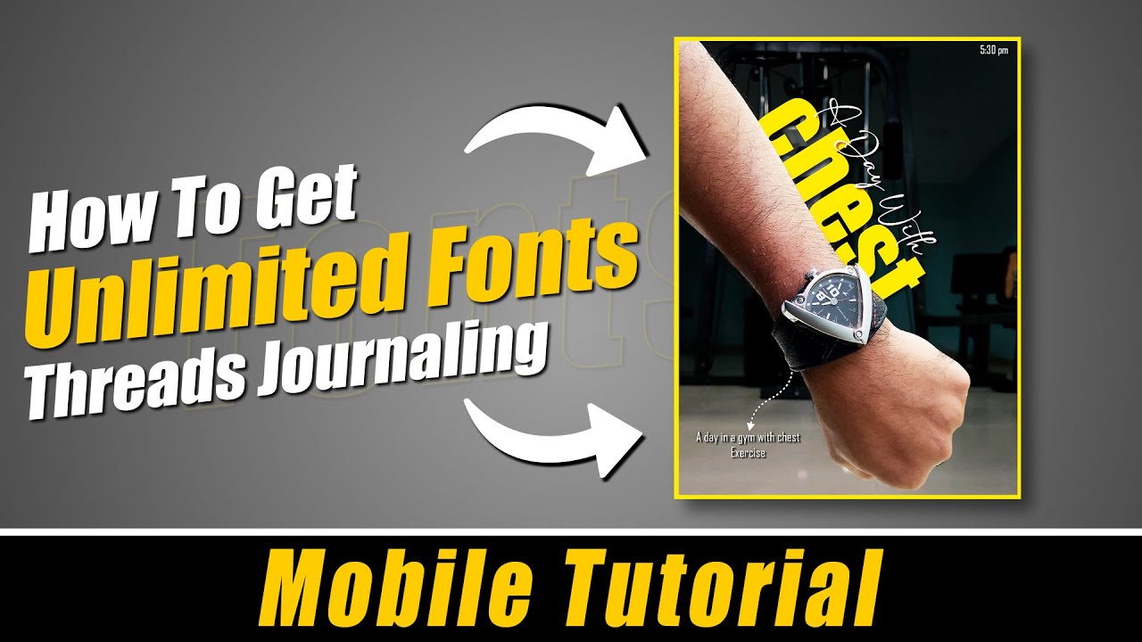 How To Get Unlimited Fonts Trick For Threads Journaling | Meta Threads ...