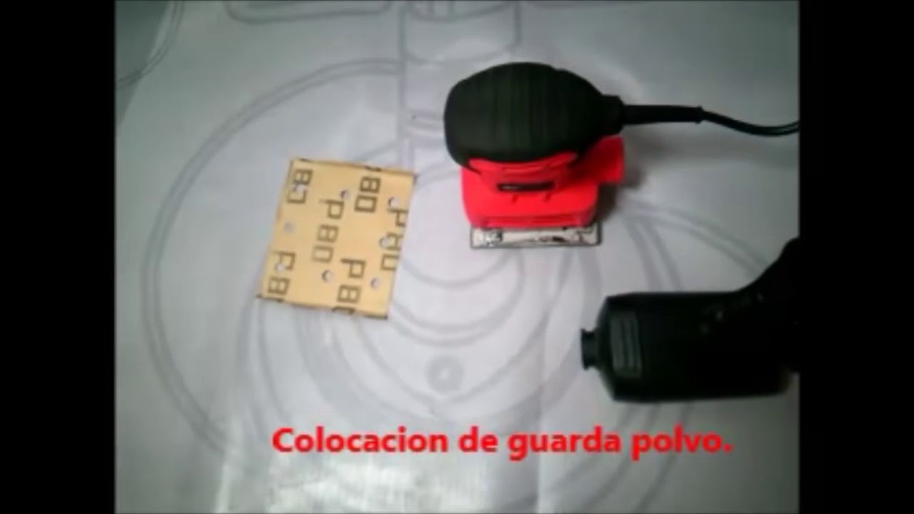 Lijadora Orbital 1/4 Hoja 180W AKSI - YouTube