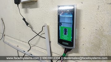 VF2000 Facial Recognition Attendance System live demonstration #accesscontrol #aitechnology