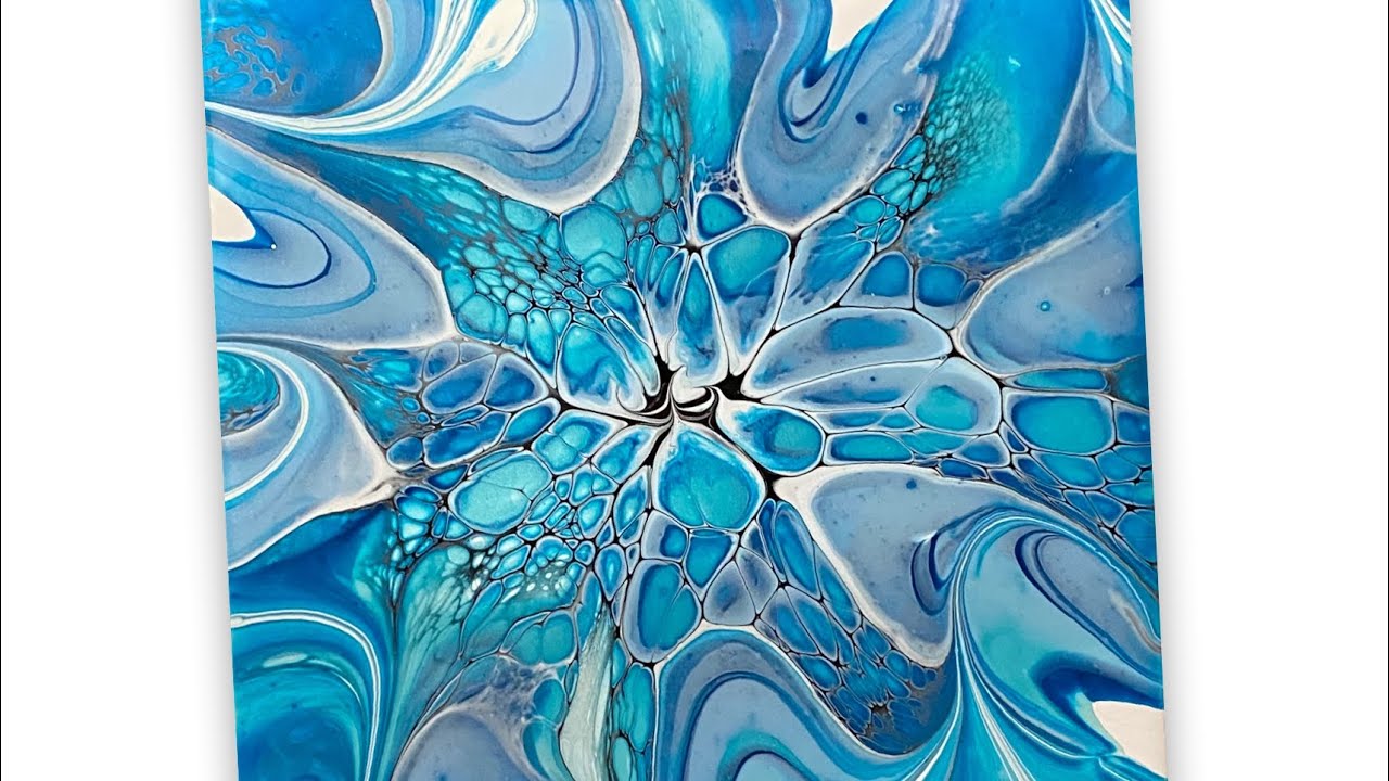 (1085) Good Bloom Technique Results, My Paint Pour Recipe Works, Paint